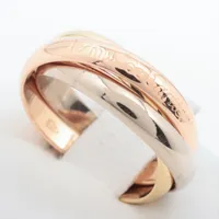 カルティエ トリニティ リング 750(YG×PG×WG) 55