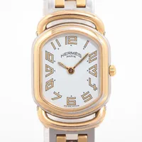 エルメス ラリー RA1.240 SS×GP QZ 白文字盤