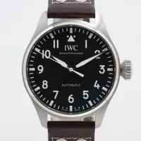 IWC ビッグパイロット IW329301 SS×革 AT 黒文字盤 ＡＢランク