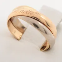 カルティエ トリニティ リング 750(YG×PG×WG) 43