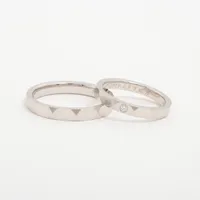 ラザール ダイヤ リング　2点セット Pt950