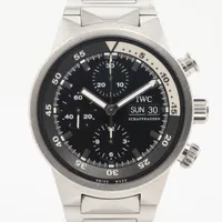 IWC アクアタイマー クロノグラフ IW371928 SS AT 黒文字盤 Ｂランク