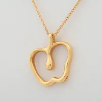 ティファニー アップル ネックレス 750(YG)