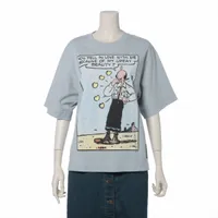 2 モンクレール 1952 コットン Tシャツ 21年 XS ブルー ＡＢランク