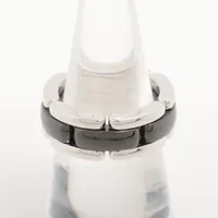 シャネル ウルトラ リング 750(WG)×セラミック 48