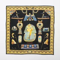 エルメス カレ90 TUTANKHAMUN ツタンカーメン シルク スカーフ ＡＢランク