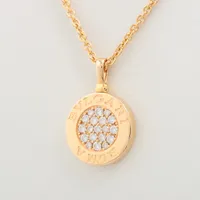 ブルガリ ブルガリブルガリ ダイヤ オニキス ネックレス 750(PG)