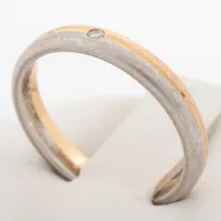 エテ ダイヤ リング K18(PG)×Pt900