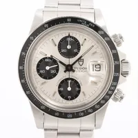 チュードル クロノタイム 94200 SS AT シルバー文字盤