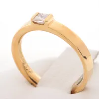 トレセンテ ダイヤ リング K18(YG)