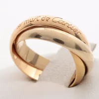 カルティエ トリニティ リング 750(YG×PG×WG) 49