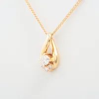 ヴァンドーム青山 ダイヤ ネックレス K18(YG)