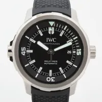 IWC アクアタイマー IW328802 SS×ラバー AT 黒文字盤 Ａランク