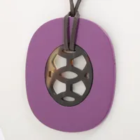 エルメス リフト バッファローホーン ネックレス ブラック ABランク