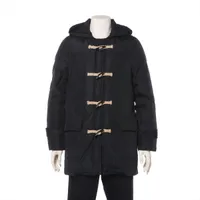 コムデギャルソンシャツ ナイロン ダッフルコート S ブラック