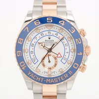 ロレックス ヨットマスターⅡ 116681 SS×PG AT 白文字盤