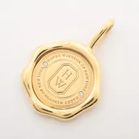 ハリーウィンストン シールド バイ ハリーウィンストン ダイヤ チャーム 750(YG)