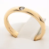 ハリーウィンストン ラウンドマリッジ ダイヤ リング 750(YG)