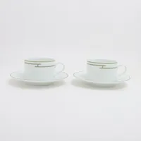 エルメス リズム 陶器 カップ&ソーサー グリーン Ａランク