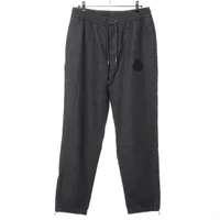 モンクレール PANTALONE ウール×レーヨン スウェットパンツ 20年 46 グレー ＡＢランク