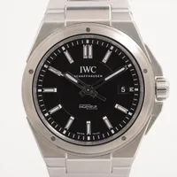 IWC インヂュニア オートマティック IW323902 SS AT 黒文字盤 ＡＢランク