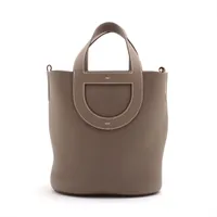 エルメス インザループ23 トリヨンクレマンス エトゥープ ゴールド金具