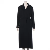 ロロピアーナ カシミヤ ロングコート 40 ネイビー