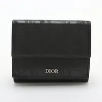 ディオール オブリークギャラクシー レザー コンパクトウォレット