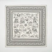 エルメス カレジェアン Tatouages Marins Bandana 船乗りのタトゥー バンダナ カシミヤ×シルク スカーフ ＳＡランク