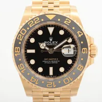 ロレックス GMTマスター Ⅱ 126718GRNR YG AT 黒文字盤
