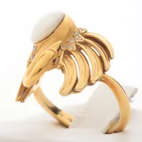 カレライカレラ パール ルビー リング 750(YG)