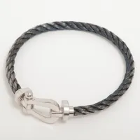 フレッド フォース10 ブレスレット 750(WG)×SS ラージ 17