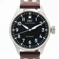 IWC ビッグパイロット IW329301 SS×革 AT 黒文字盤 ＡＢランク