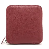 エルメス シルキーポップエコバッグ シルク×ブッフル ピンク シルバー金具