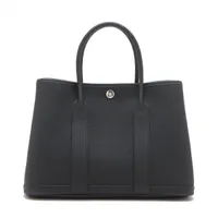 エルメス ガーデンパーティ30 TPM ネゴンダ ブラック シルバー金具