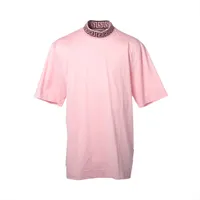 フェンディ×ヴェルサーチェ コットン×ナイロン Tシャツ 22年 ピンク
