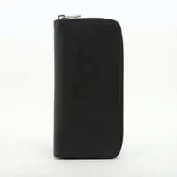 ルイ・ヴィトン タイガ ジッピーウォレットヴェルティカル M30503 ラウンドジップウォレット ノワール