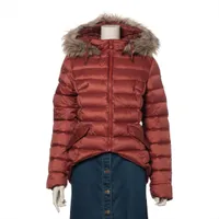 スノーマンニューヨーク ナイロン ダウンジャケット M ブラウン