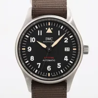 IWC パイロットウォッチ オートマティック スピットファイア IW326803 SS×ナイロン AT 黒文字盤 ＡＢランク