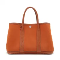 エルメス ガーデンパーティ30 TPM ブッフル×トワルオフィシエ ポティロン シルバー金具