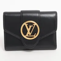 ルイ・ヴィトン LVロゴ ポルトフォイユ LVポンヌフ コンパクト M69175 Ｂランク