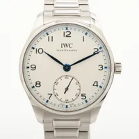 IWC ポルトギーゼ IW358312 SS AT アイスブルー文字盤 ＡＢランク