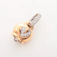 シャンテクレール ダイヤ ネックレストップ 750(YG×WG)