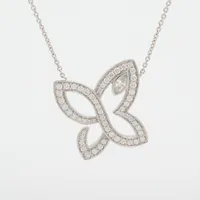 ハリーウィンストン インフィニット・リリークラスター ダイヤ ネックレス Pt950