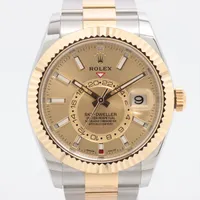 ロレックス スカイドゥエラー 326933 SS×YG AT シャンパン文字盤