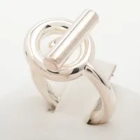 エルメス エシャペ 925 リング シルバー ＡＢランク