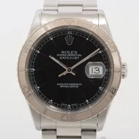 ロレックス デイトジャスト サンダーバード 16264 SS×WG AT 黒文字盤