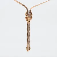 ジュネ ダイヤ ネックレス YG750