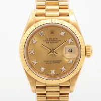 ロレックス デイトジャスト 69178G YG AT シャンパン文字盤