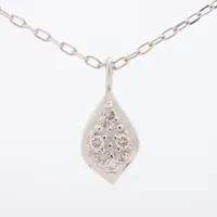 ヴァンドーム青山 アクアマリン ダイヤ ネックレス Pt950×Pt850 AB